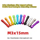 3pcs M3x28mm Color aluminum alloy column Double-head hexagon connecting columns