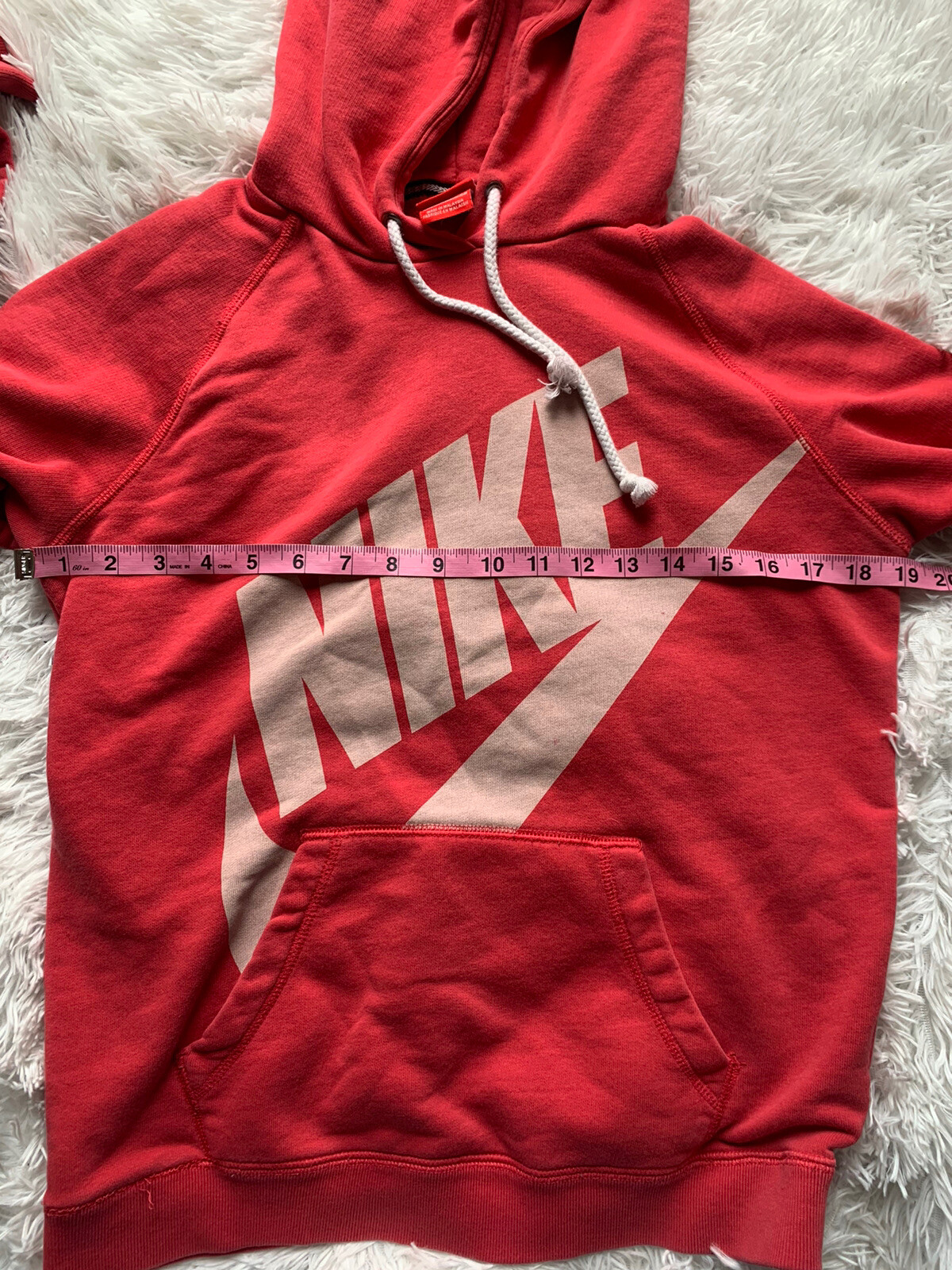nike pullover hoodie watermelon pink spellout womens small red tag | eBay