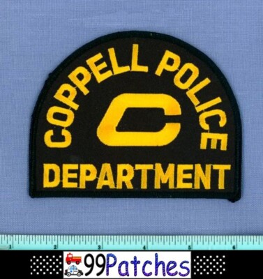 COPPELL TEXAS Police Shoulder Patch BIG GOLD 'C' 4C | eBay