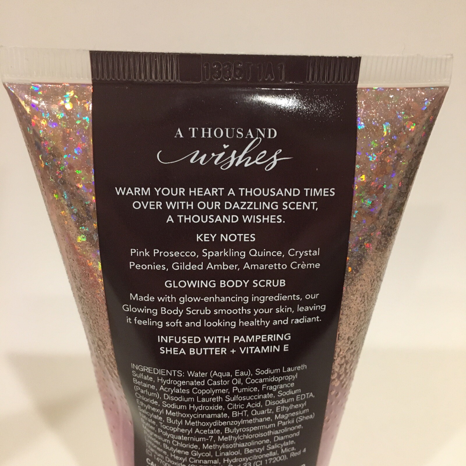 NEW Bath & Body Works A Thousand Wishes Glowing Body Scrub Lot 2 Full
