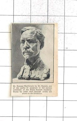 1927 Mr Ramsay MacDonald By Mr Epstein