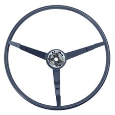 Dark Blue Reproduction Steering Wheel Mustang W Alternator 65-66