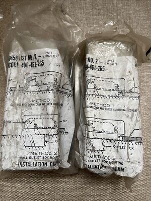 Lot of 2 - HARRIS DRACON - CABLE COVERS - KS-20458 Comcode 400-461-265 [MS]