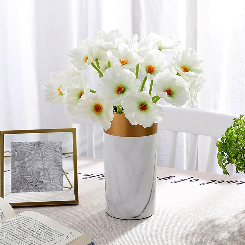 Flower Arrangements Artificial Flowers Plastic Flower Poppy Artificial Flowers η - Image 4 of 4