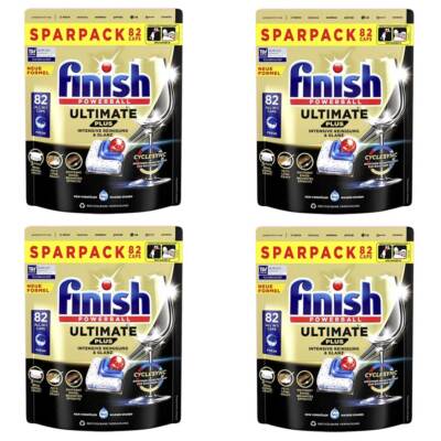 Finish Powerball Ultimate Plus Fresh  All In 1, 4x 82 Caps/Pack