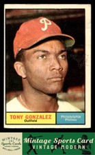 1961 Topps - Tony Gonzalez - #93 Philadelphia Phillies