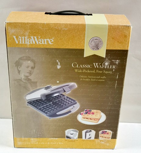VILLAWARE Professional Series Classic 4-at-a-time Waffler Waffle Maker No. 5800