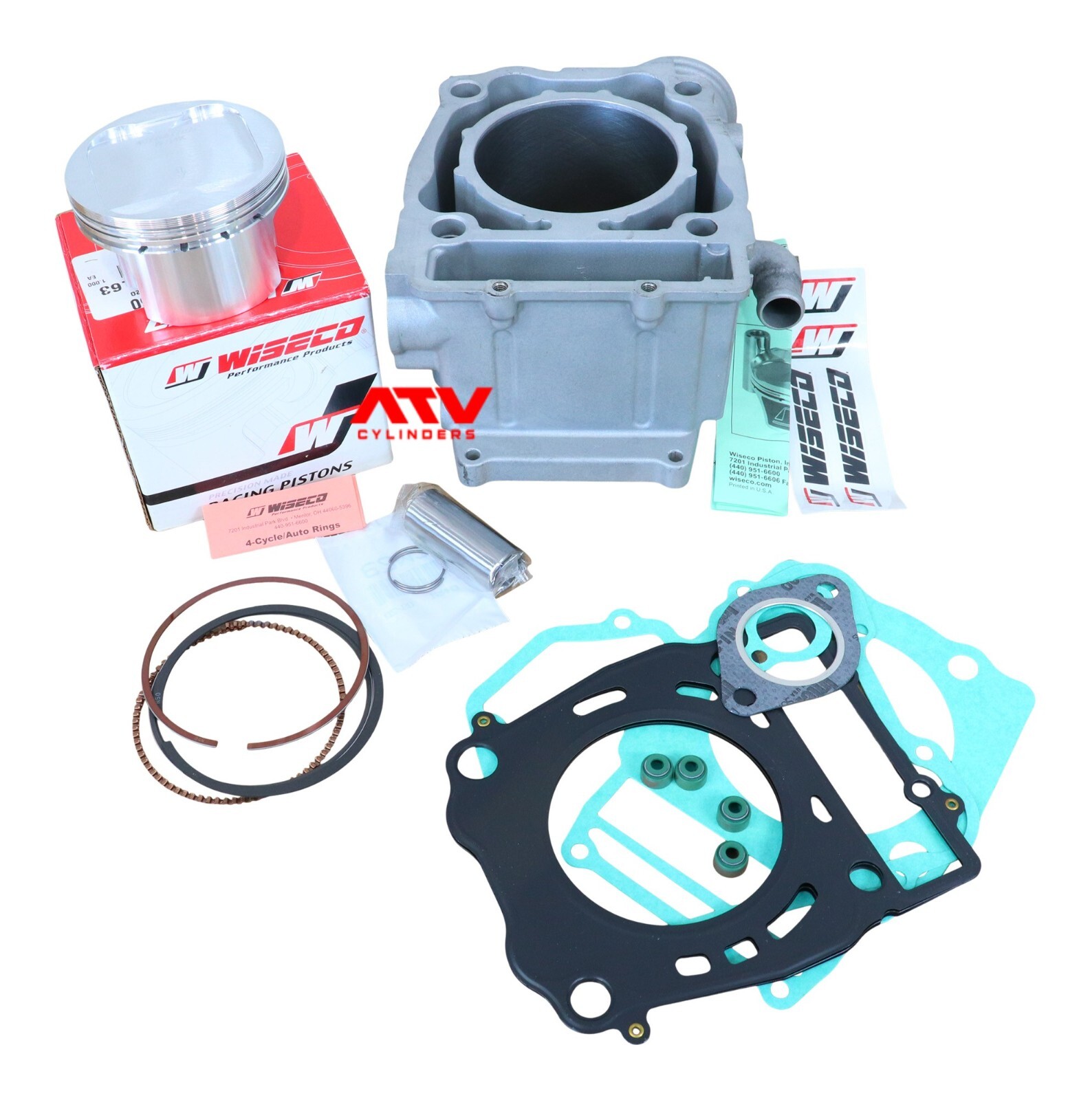 Genuine 96-14 Polaris Sportsman Ranger Scrambler 500 Cylinder Piston Kit Wiseco