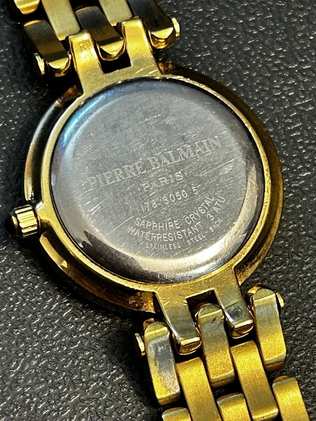 BALMAIN PARIS スモセコ＆アラベスクダイアル スイス製 腕時計 BALMAIN WATCHES Ophrys Dive Two-Tone Bracelet Watch, 38.5mm