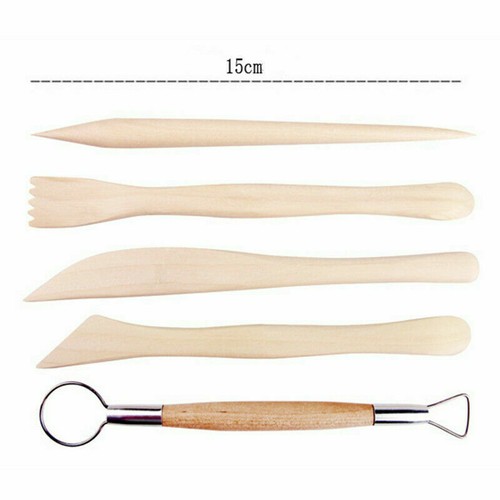 24pcs Clay Sculpting Carving Pottery Tools Polymer Modeling Shaper Craft DIY - Picture 7 of 10