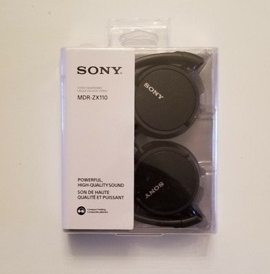 Sony Mdr Zx110 Headband Headphones Black Ebay