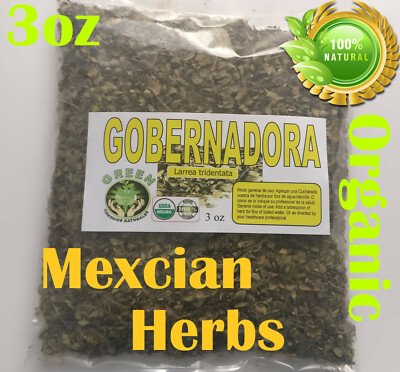  Gobernadora Tea Natural Hierbas Mexicanas 3oz Larrea tridentata Chaparral leaf 
