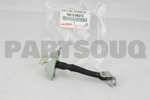 686100K012 Genuine Toyota CHECK ASSY, FRONT DOOR, RH/LH 68610-0K012 - 第 2/2 張圖片