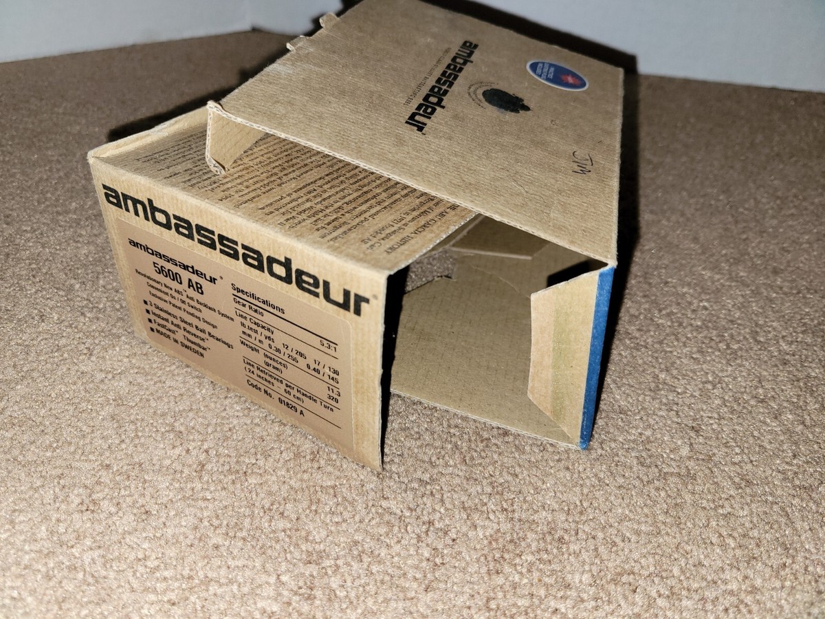 abu garcia ambassadeur 5600ab manual Vintage Abu Garcia Ambassadeur 5600 AB Empty Box, Manual, Diagram, Oil,  Papers