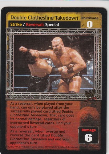 Double Clothesline Takedown Played WWERD: Strike