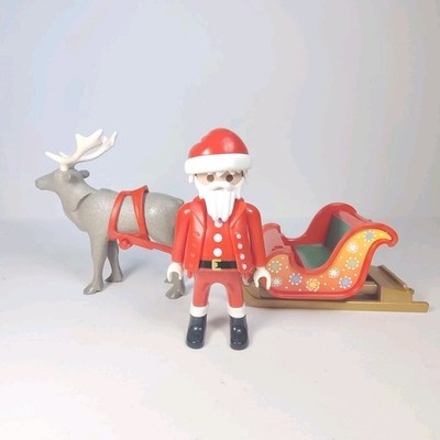 Playmobil Christmas Santa Figure, Santa s Sleigh and Reindeer Figure 