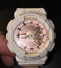 G-Shock Baby-G Digital-Analog Quartz Women Casio White Pink/Rose Gold