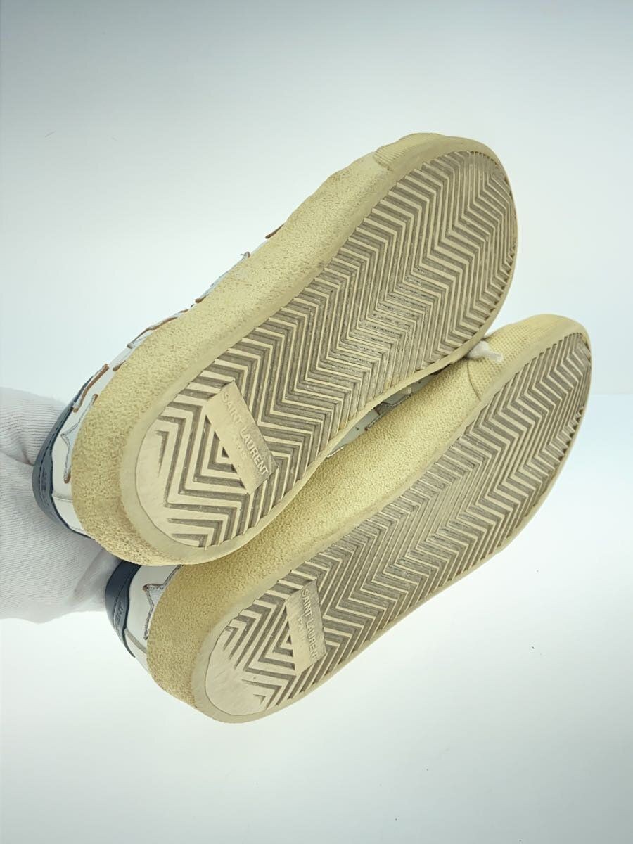 SAINT LAURENT SNEAKERS BASSE 37 Bianco VU 377340 Usate