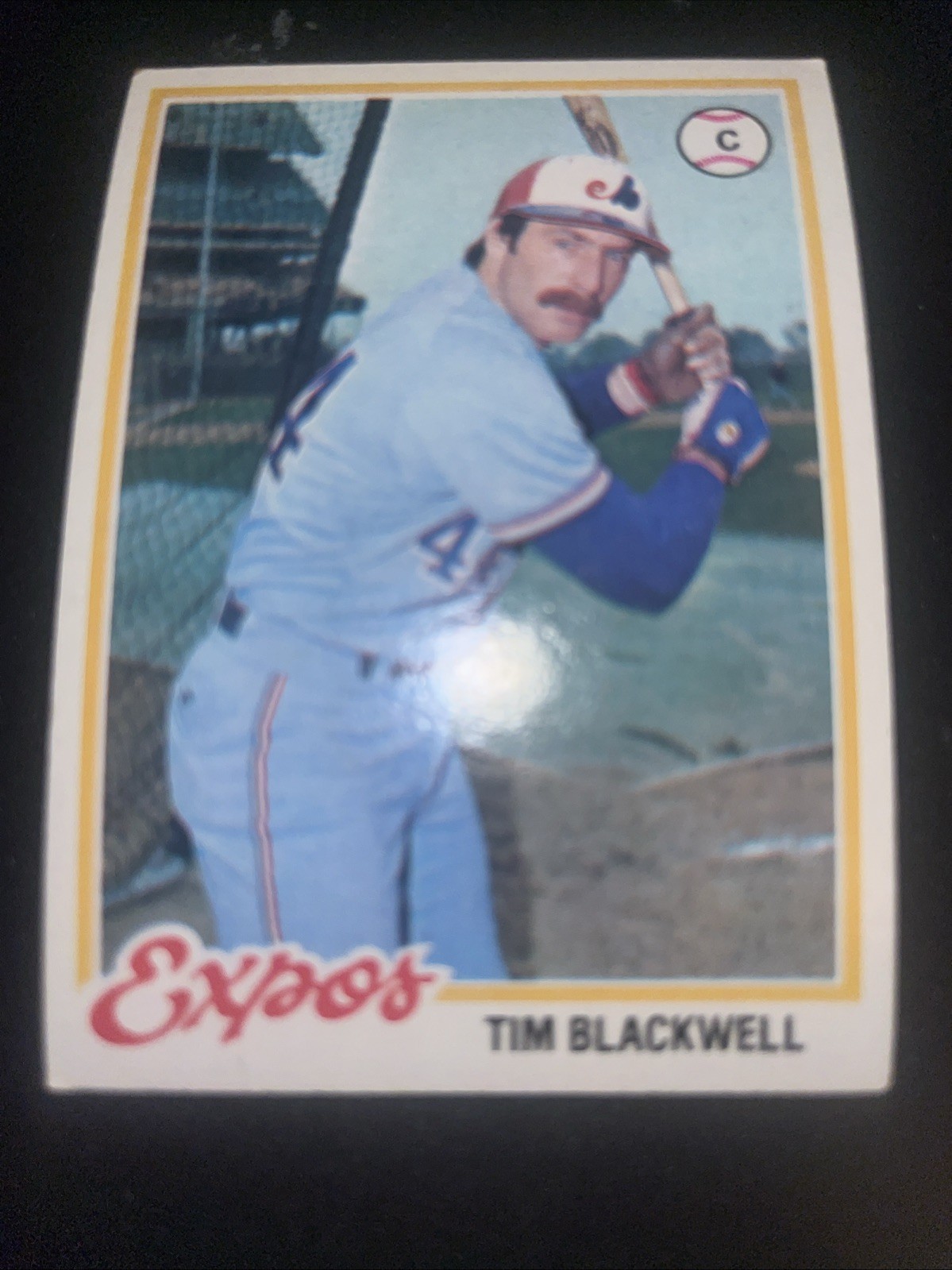 1978 Topps #449 Tim Blackwell Montreal Expos