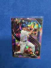 2025 Panini Select Paul Molitor Purple Cracked Ice Prizm #/99 Brewers