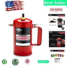 Refillable Red 32 oz Non-Aerosol Sprayer - Lightweight  Safe for All Use
