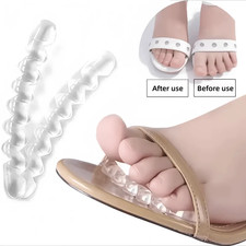 2Pcs/4Pcs Self-Adhesive Gel Anti-Slip Pads for High Heels, Wave Design for Enhan