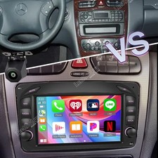 Autoradio Kam+ Carplay f&uuml;r Mercedes Benz W203 Vito W639 W168 Vaneo CLK W209 W210