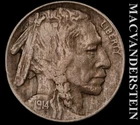 1914 Buffalo Nickel- Extra Fine- Semi Key Better Date- No Reserve #K504