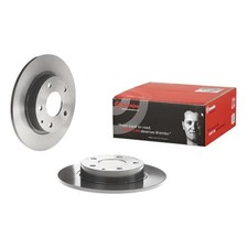 2X BREMBO BREMSSCHEIBEN 265mm VOLL HINTEN PASSEND FÜR MAZDA 3 CX-3 CX-30