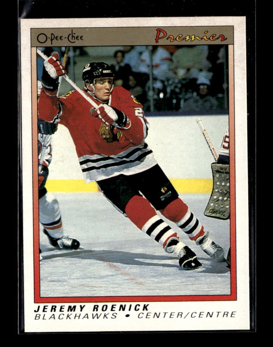 1990-91 O-Pee-Chee Premier #100 Jeremy Roenick RC
