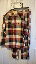 Mens PJs Red Plaid NEW Size M