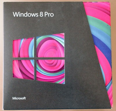 Microsoft Windows 8 Pro Upgrade 32/64 Bit, Deutsch, Installations CD+KEY, GUT 