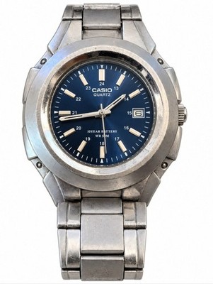 Casio MTP-3050 Men s Quartz Watch Blue Dial  WR50M Date