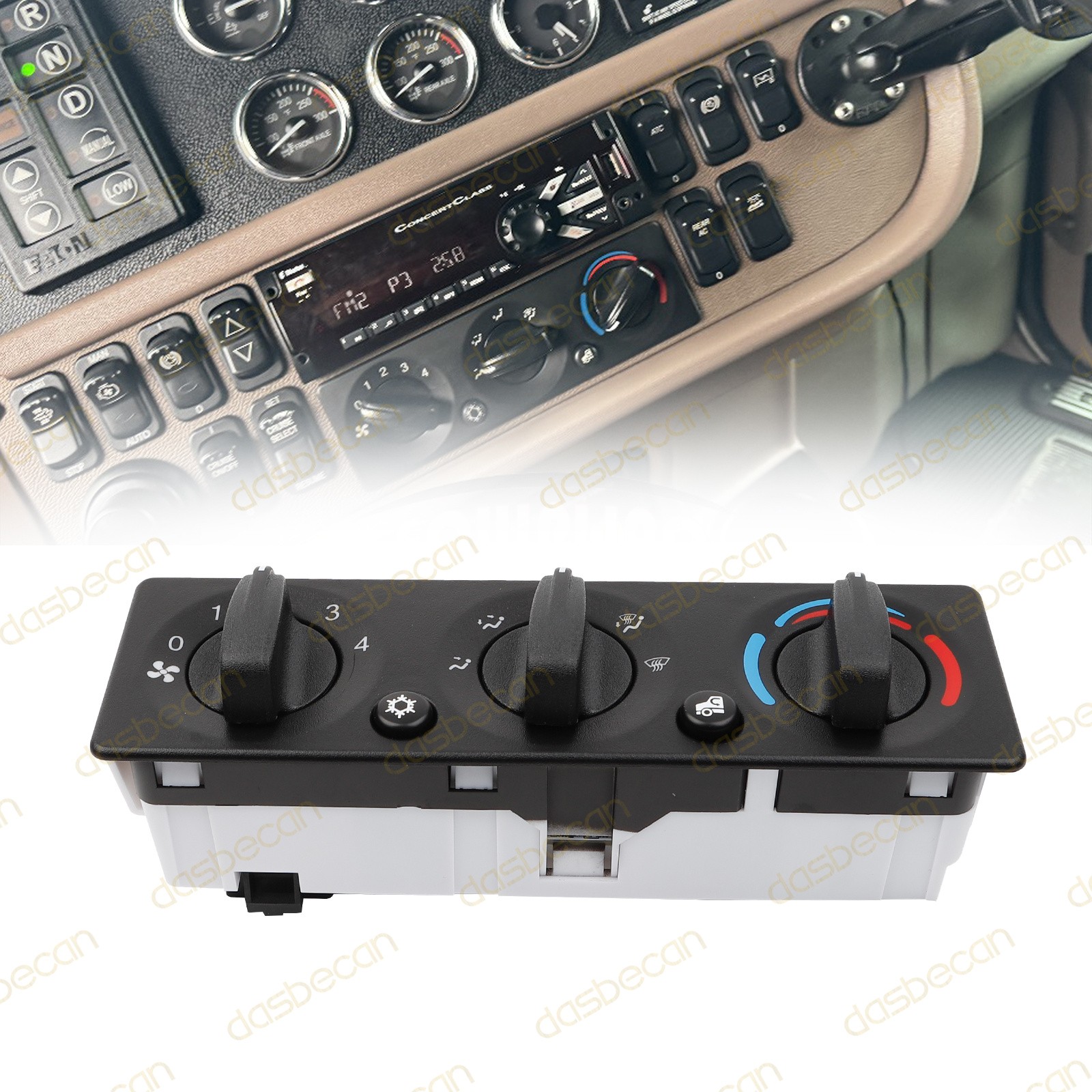 HVAC Control Module Panel Assembly For 2008-2015 Peterbilt Q21-6012