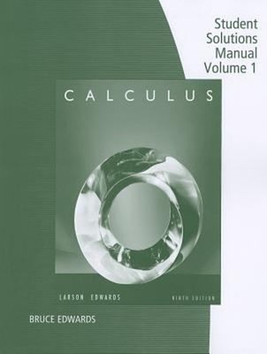 Student Solutions Manual, Volume 1  Chapters P-11 for Larson/Edwa