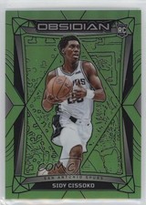 2023-24 Panini Obsidian Electric Etch Green Flood 24/25 Sidy Cissoko #174 0c3