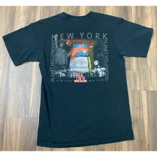 VTG 1998 Planet Hollywood New York City cotton graphic t-shirt, S