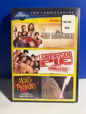 The Big Lebowski / American Pie / Monty Python (DVD Set)……..BRAND NEW & SEALED!
