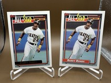 BARRY BONDS 1992 Topps All-Star GOLD & Base #390 - NM/MT - Pirates