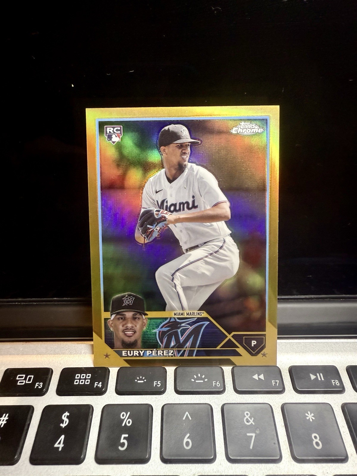 Eury Perez RC /50 - 2023 Topps Chrome Update #USC100 - Gold Refractor