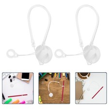 5 Pcs Desk Pen Holder Lanyard Counter Anti-lost with Spring Rope