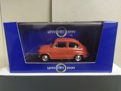 Fiat 600-D , 1960 . Rojo . Brumm R316-11 . Escala 1/43 - Imagen 7 de 7