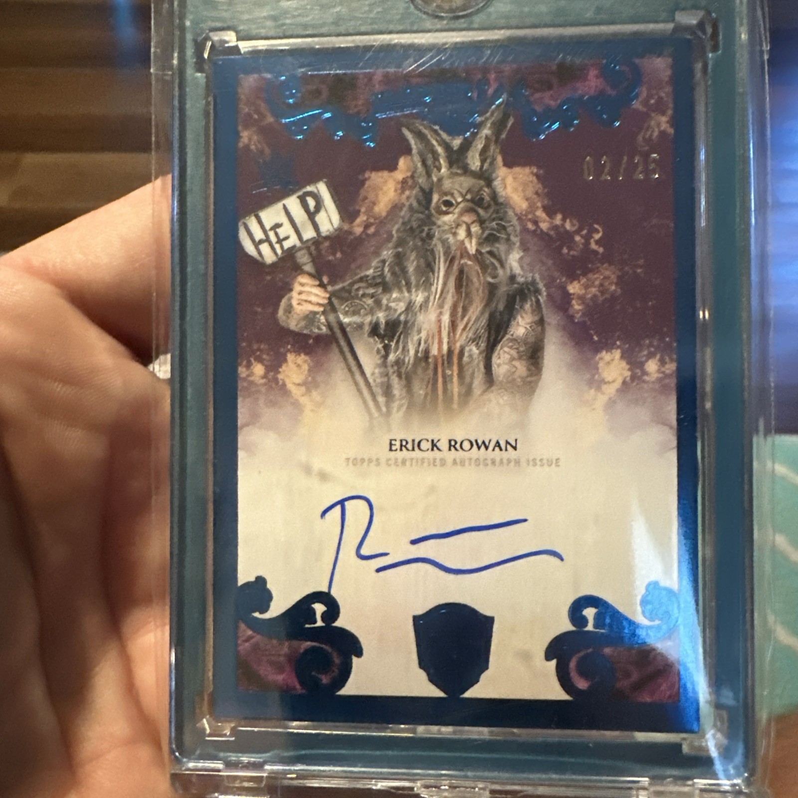2025 Topps Royalty WWE Imperial Ink Erick Rowan Auto IMP-ERO #/25
