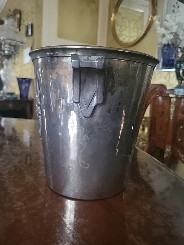 Ancien Seau À Champagne Art Deco Monopole Heidsieck & C Reims Argit Paris France - Photo 2/4