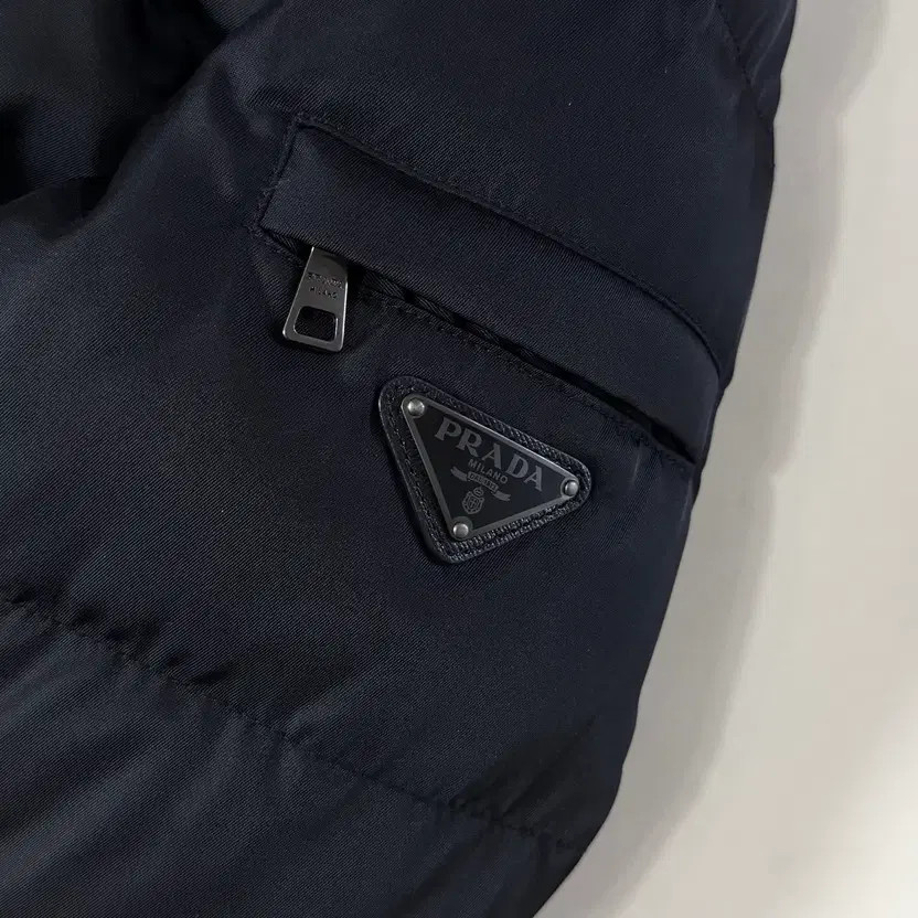 Prada Triangular Logo Padded Jacket - Authentic, … - image 6