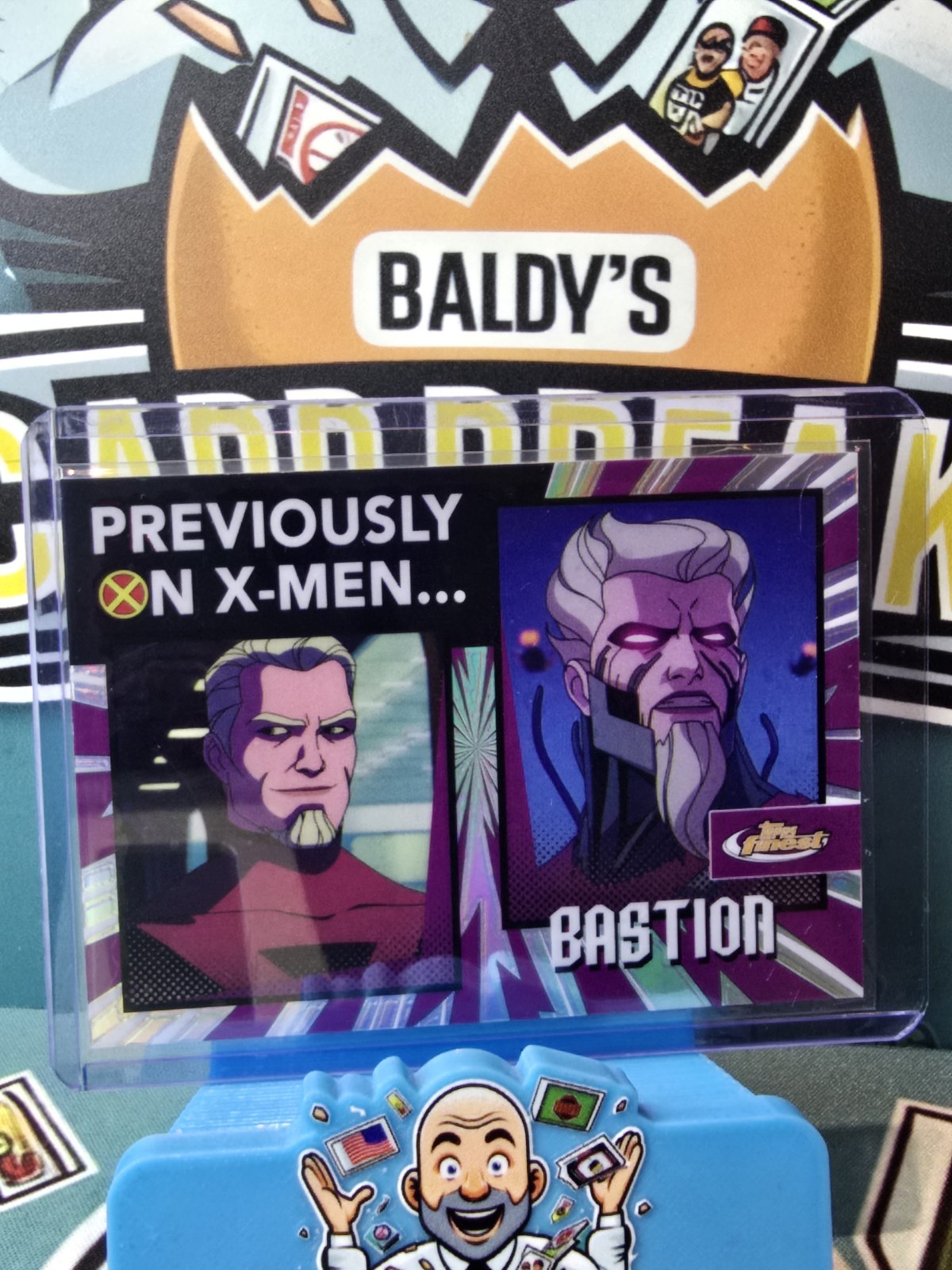 2025 Topps Finest Marvel X-Men '97 #PO-13 Bastion Previously On X-Men