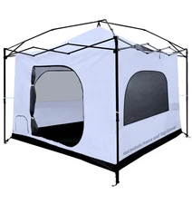 Camping Cube for 10×10 Pop Up Canopy, Converts Straight Leg Canopy into Campi...
