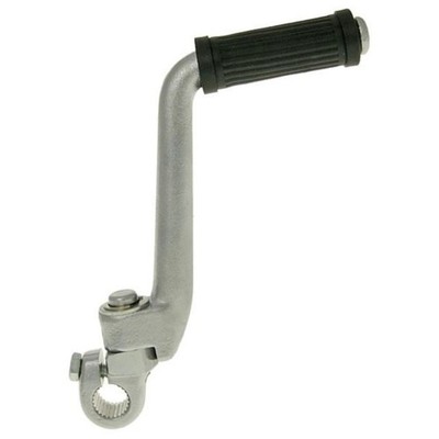 Hebel Kickstarter silber für Derbi D50B0 / EBE Motoren - Chrom Farbig, Standard