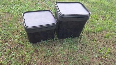 Avid Carp Camou Bucket Eimer Tarneimer Ködereimer Baitbucket Angeleimer