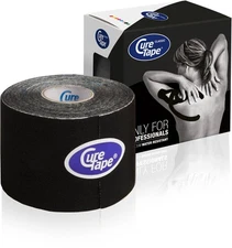 CureTape Classic Kinesiology Tape: 2 in. x 16.5 ft. (Black)
